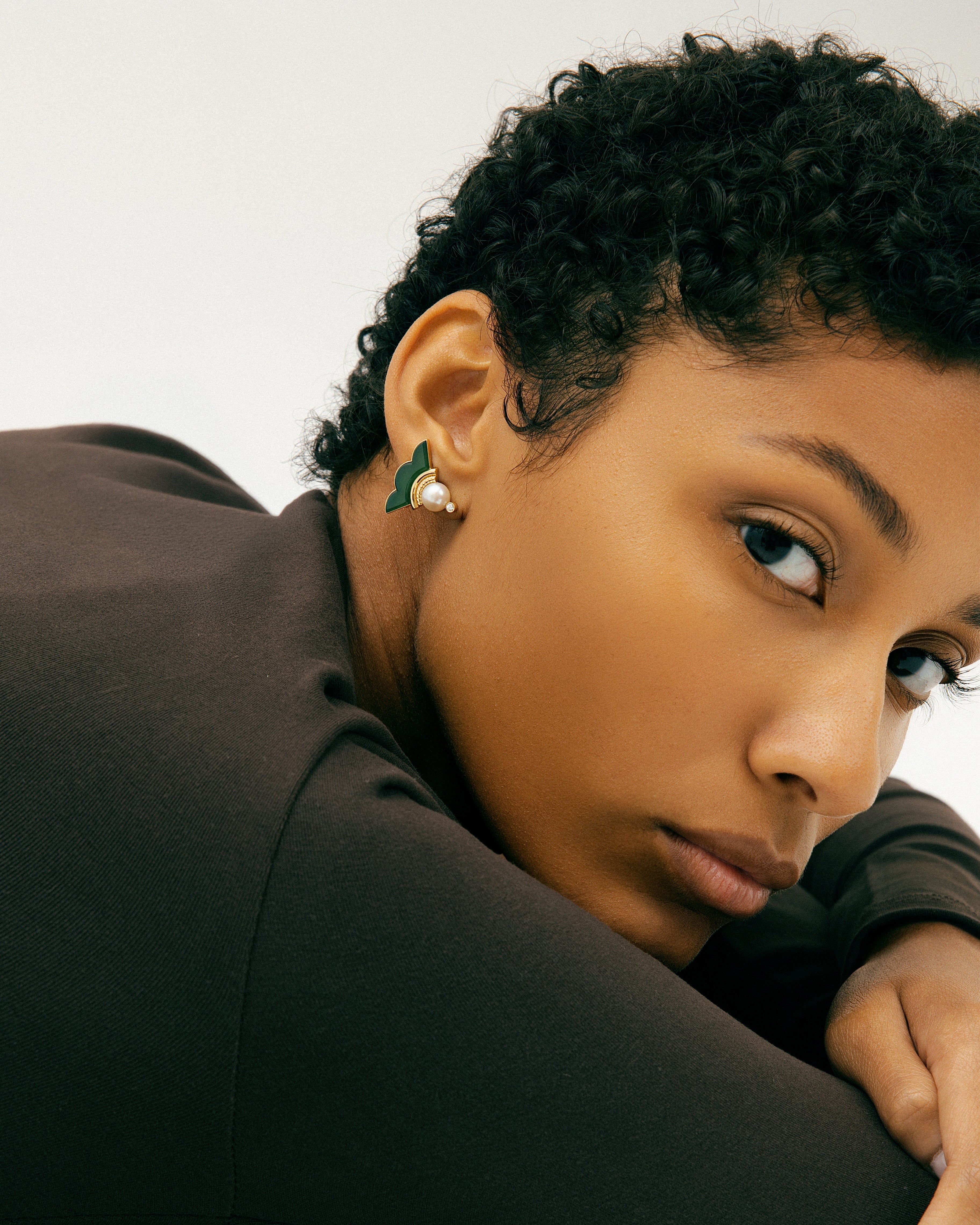 Volant earrings