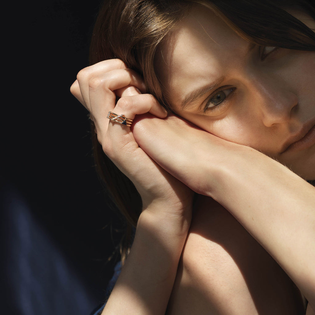 Blueprints Three Band rings