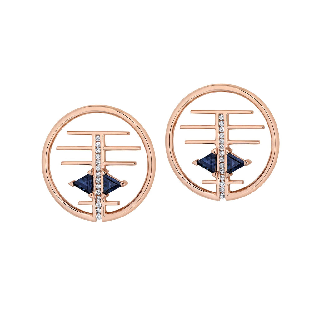 Blueprints earrings